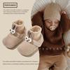 Zapatos de Invierno para Bebé Niña, Zapatos para Niños Pequeños de 6-12 Meses, Zapatos Suaves Antideslizantes de Otoño e Invierno para Recién Nacidos y Bebés