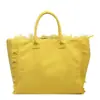 Bolso de lona con letra y borla minimalista para comercio exterior, bolso de mano de gran capacidad, nuevo bolso tote de hombro de color liso para uso transfronterizo