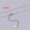 Caja de collar de plata de ley S925 Shenzhen cadena de eslabones cubanos pepitas de melón ola de agua estrellas hueso de serpiente Cruz cadena para clavícula femenina venta al por mayor
