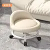 Taburete Giratorio Pequeño Bajo para el Hogar Taburete Pequeño Resistente Duradero con Ruedas Silla Taburete Móvil Sala de Estar Banco Pequeño