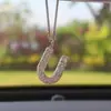 Colgante para Coche con Forma de Oso de Amor de Arcilla Amazon Transfronterizo, Colgante para Interior de Coche, Colgante de Letra de Alta Gama para Mujeres