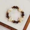 Pulsera DIY Estilo Vintage de Granos de Café Naturales Premium, Imprescindible para Puestos de Cafeterías, Pulsera con Aroma Fuerte de Huella de Gato al por Mayor
