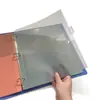 Página Divisória de PP de Bolso A4 Colorida Transparente Índice Classificação Etiqueta Inserível Divisória de Folha Solta Bolsa para Arquivo