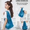 Bolsa de Compras Plegable Estilo Japonés Transfronteriza, Bolsa de Almacenamiento para Supermercado de Gran Capacidad, Bolsa Portátil Impermeable de un Solo Hombro, Personalizable con Logo