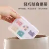 Mini Caja de Almacenamiento Portátil, Caja de Almacenamiento Sellada para Cápsulas de Pastillas, Caja de Pendientes de Gran Capacidad, Joyero, Joyero a Prueba de Polvo