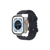 Para Apple Watch 8 Ultra Watch Pulseira de Silicone Marinho Fivela Apple Fivela Borboleta Pulseira