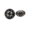 Botones de Abrigo Estilo Tweed Diamante Cruzado Ropa Cortavientos Prendas Exteriores Suéter Tejido Botones Metálicos