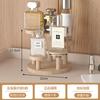 [Venta Caliente] Estante para Flores Escalera de Múltiples Niveles Estante de Almacenamiento Madera Maciza Balcón Escritorio Almacenamiento Cosméticos Adornos Estante Ajustable
