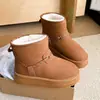 Botas de Neve com Salto Escondido Femininas 2026 Chegada Nova de Inverno Plus Veludo Espessado Casual Quente Sapatos de Algodão Tira de Fivela Nordeste Botas Curtas Femininas