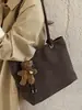 Bolso Tote Grande de Textura Tejida Retro Melanoid 2026 Otoño Nuevo Elegante de Alto Valor Bolso de Hombro Único