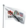 Bandera de la Copa del Mundo 2026 Evento Deportivo Partido de Fútbol Escena de Ceremonia de Apertura Decoración de Atmósfera