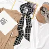 Bufanda Pequeña de Seda para Mujer Estilo Coreano Versátil Letra Geométrica Cinta Diadema Larga Estrecha Elegante de Moda Bufanda Decorativa Multifuncional