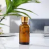 Botella de Vidrio Marrón para Aceite Esencial Portátil con Gotero Botella Rellenable 30ml Envase de Líquido Esencial Botella Vacía Botella de Spray