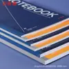 Cuaderno A5 Staples con Encuadernación Pegada Papelería Negocios Tapa Blanda Bloc de Notas de Oficina Diario Engrosado