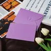 Sobre con forma de corazón de papel perlado grueso, papel especial para guardar postales, sobre para carta de invitación de negocios creativo de alta gama
