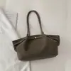 Bolsa Fosca Retrô Simples para Mulheres 2026 Nova Moda Grande Capacidade Bolsa de Ombro/Axila Bolsa de Mão para o Dia a Dia Bolsa Tote