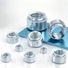 Porca de pressão 10B21 aço carbono zinco azul-branco norma nacional galvanizada tipo S parafuso de pressão tampão componente de rebite para chapa metálica