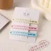 Pinza Metálica Dulce, Pinza para Lavado de Cara y Maquillaje, Lazo Lindo, Pinza de una Sola Palabra sin Marca, Pinza Grande para Flequillo de Frente