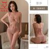 Lencería Sexy Estilo Pura Lujuria Malla Transparente Pasión Traje de Baño Uniforme Tentación Sexy Escote Bajo Una Pieza 2146