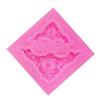 Molde de Silicone Europeu Retrô com Padrão Floral em Relevo Molde de Decoração de Bolo de Renda