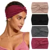 Faixa de Cabeça Alargada Absorvente de Suor Estilo Europeu e Americano, Faixa de Cabeça Esportiva Amazon, Acessório de Cabelo para Yoga Fitness, Faixa de Cabeça Unisex para Ciclismo ao Ar Livre