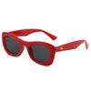 2024 Novos Óculos de Sol Femininos Anti-UV Óculos UV Oval Trendy Internet Celebridade Rosto Pequeno Óculos de Sol Retro