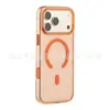 Aplicable a funda de teléfono Apple 18 agujero grande absorción magnética anti-amarilleo iPhone 18 cristal de hielo 2 mm PC cobertura total funda de teléfono 18pm