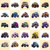 50 Adesivos de Monster Truck Desenho Animado Carro Caminhão Grande Caminhão Transporte Grafite Adesivos Decorativos Legais