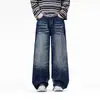 Ropa para Hombre Casa de Arce / Moda Nueva Primavera 2026 Estilo Retro Moderno Pantalones Holgados Estilo Cuchillo Curvo Jeans de Pierna Ancha