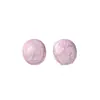Pendientes de Media Luna con Arena Movediza y Gota de Aceite Estilo Dulce Cremoso Moda Simple Sensación de Alta Gama Pendientes Frescos de Color Macarrón