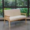 Conjunto de Mesa e Cadeira Tendência para Cafeteria e Loja de Chá com Leite, Bar Lounge, Sala de Estar, Sofá de Escritório, Madeira Maciça, Assento de Cabine Simples para Lazer Comercial