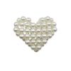 Cadena de Perlas Directo de Fábrica Amor Cristal Blanco Perla Estilo Chanel Accesorios DIY Cordón para Zapatos Hebilla de Joyería para Bolso
