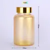 100ml Nuevo Punto Engrosado Vidrio Esmerilado Aceite de Pescado Cuidado de la Salud Producto Tableta Cápsula Dulce Empaque Botella Vacía