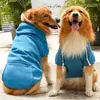 Suministros para Mascotas Otoño e Invierno Sudadera con Capucha y Bolsillo de Forro Polar para Gatos y Perros, Ropa para Perros Medianos para Teddy, Bichón, Corgi