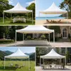 Tienda de Estilo Europeo con Techo Puntiagudo Hecha de Tela Recubierta de PVC, Impermeable y Resistente al Sol, Adecuada para Campamentos, Exposiciones, Turismo Cultural, Eventos de Mercado y Actividades