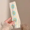 Parche de flequillo de dibujos animados para mujer, parche mágico para el cabello para la frente y la nuca, parche mágico tejido, parche de cabello dulce y a la moda