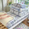 Juego de ropa de cama de tres piezas de algodón puro para dormitorio de estudiante universitario, juego de cuatro piezas con funda de edredón individual de algodón, sábana adecuada para todas las estaciones