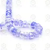 Cuentas de Rueda de Explosión de Cristal Imitación K9 Brillante de 8 mm Cuentas de Vidrio Triturado de Hielo de Cristal Accesorios para Joyería