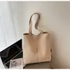 Bolso de Lona Grande de Moda Tendencia Casual Simple 2025 Verano Nuevo Estilo Bolso de Hombro Tote para Mujer
