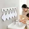 Lenço de algodão especial para bebês com alça para pendurar, absorvente para limpar mãos e rosto, toalha pequena para hotéis e restaurantes, fralda de baba