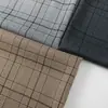Estilo Old Money tela de cuadros moda retro pantalones de pierna ancha abrigo funda de sofá adornos para juguetes fábrica de tela de cuadros venta al por mayor