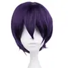 Peruca cos selvagem bom deus noite luta alta Shan Jin ajuda cabelo curto peruca de desenho animado AliExpress pronta entrega