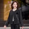 Abrigo de lana de doble cara para mujer, talla petite, nueva colección otoño/invierno 2026, ropa de trabajo elegante y sofisticada para mujeres de mediana edad y mayores