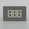 120118 Brasil Sudamérica Latinoamérica Estándar Americano Luz Eléctrica Interruptor de Pared Enchufe Panel