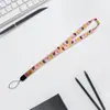 Cordão para Crachá Escolar Cartão Escolar Marca de Fábrica Cartão de Estudante Cigarro Eletrônico Nova Cor Sólida Fivela de Avião Cordão de Ventilador Pequeno Atacado