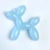 Perro Globo de Color Platedo Jelly Acrílico Accesorios para Joyería DIY Llavero Agujero para Colgar en el Coche Cuentas Sueltas Colgante para Bolsa