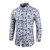 Otoño 2022 Comercio Exterior Transfronterizo Nueva Camisa de Manga Larga para Hombre Estilo Coreano Moda Juvenil Casual Camisa Estampada a Cuadros