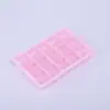 Molde para cubitos de hielo de panal cuadrado de silicona de grado alimenticio para uso doméstico al por mayor con tapa Cubitos de hielo de panal