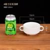 Atacado Tigela de Sopa Binaural Simples Branco Puro Xícara de Sopa com Tampa Tigela para Sopa Tigela para Assar Cerâmica Utensílios de Mesa Tigela para Mingau de Café da Manhã Tigela para Sobremesa