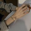 Pulsera de cuentas con diseño de oso sonriente arcoíris de Corea del Sur (2021), joyería ajustable con diseño de nicho.